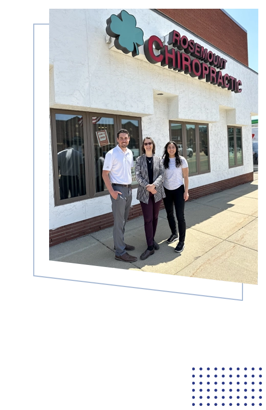 Chiropractor Rosemount MN Katherine Salazar With Brett Black And Kimberly Christianson